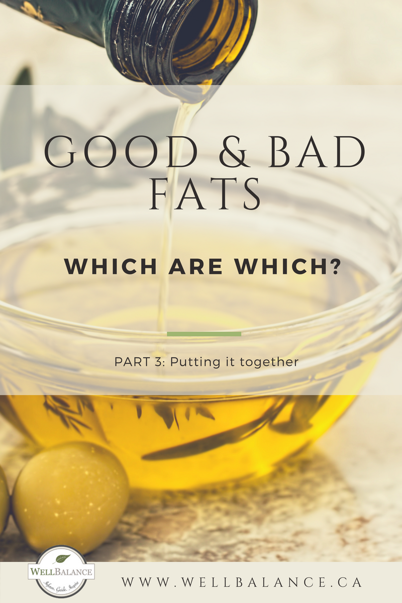 Dietary fats: which are good and which are bad? Part 3: putting it all together