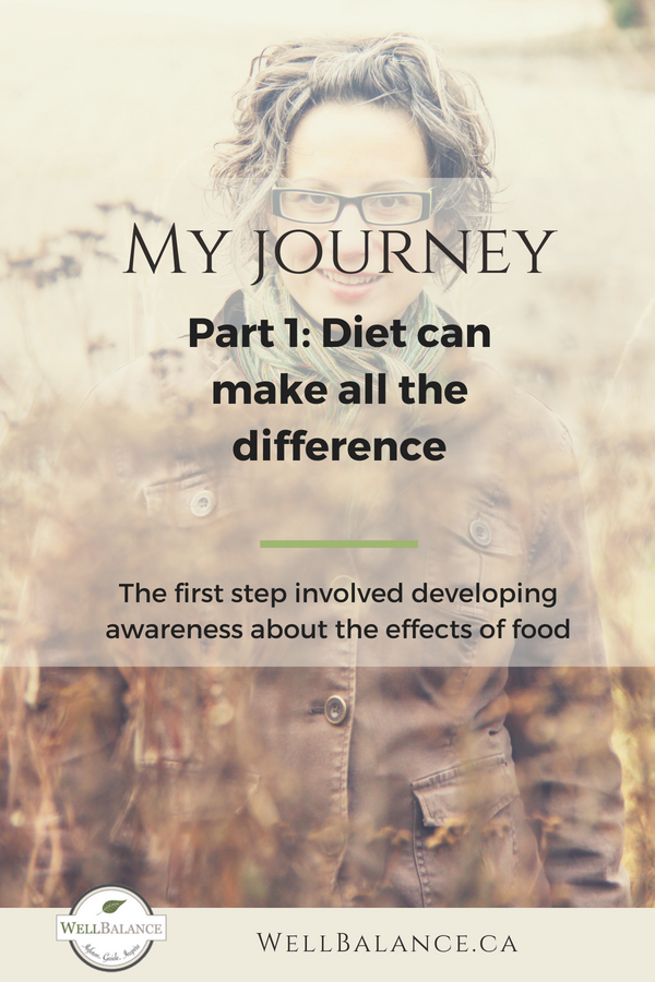 My journey part 1: diet can make all the difference. The first step involved developing awareness about the effects of food